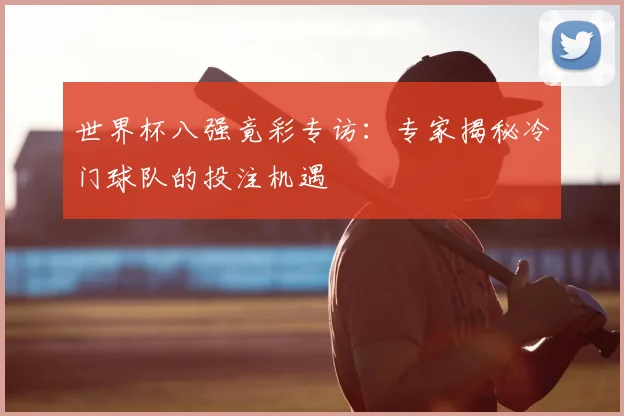 世界杯八强竟彩专访:专家揭秘冷门球队的投注机遇