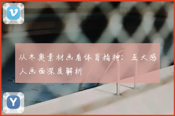 从冬奥素材画看体育精神：五大感人画面深度解析